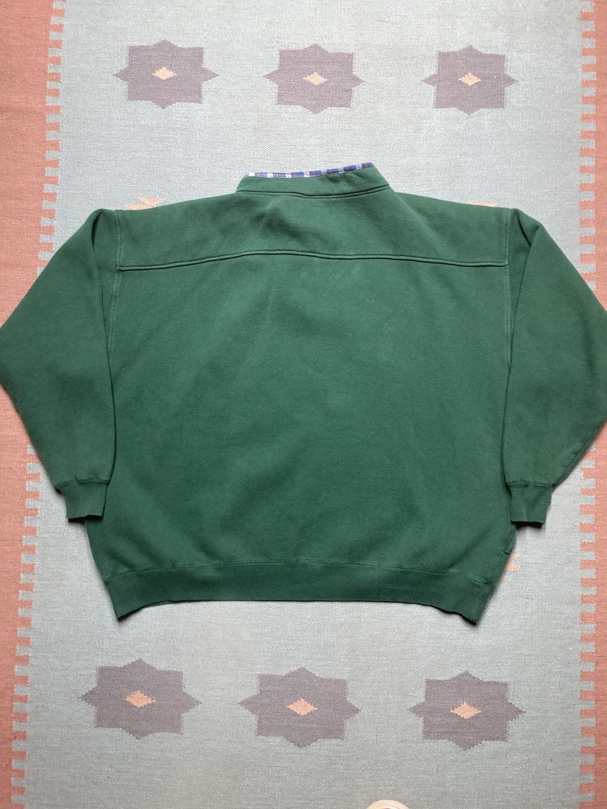 Vintage sweatshirt Snowshoe Thompson forest green blank henley XXL Size US XXL / EU 58 / 5 - 6 Thumbnail