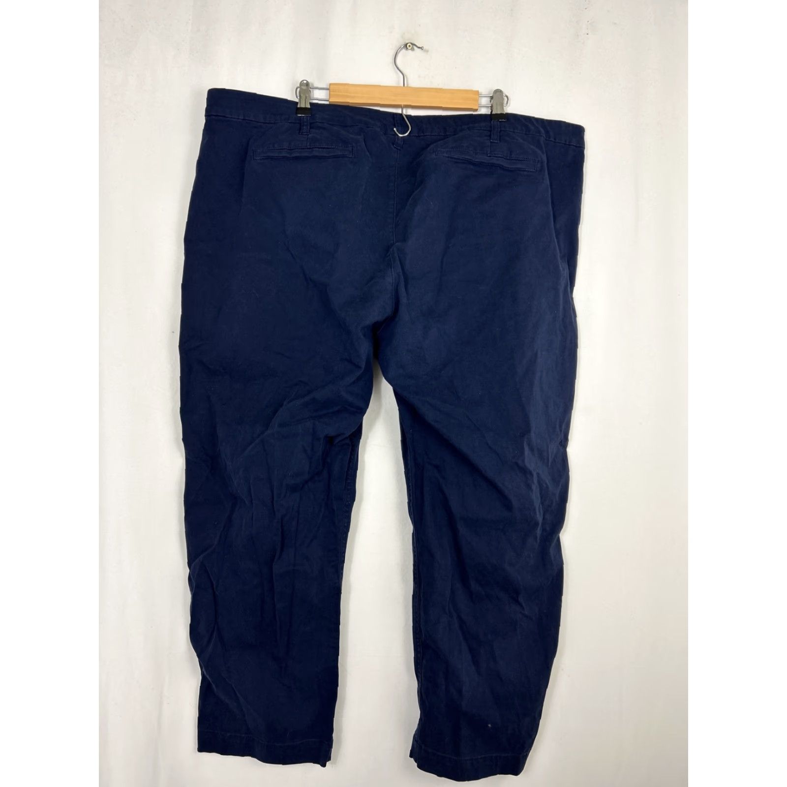 J.Crew J.CREW Womens Chino Pants Navy 22 High Rise Girlfriend Blue Cotton Blend Shirt? Size ONE SIZE - 7 Thumbnail