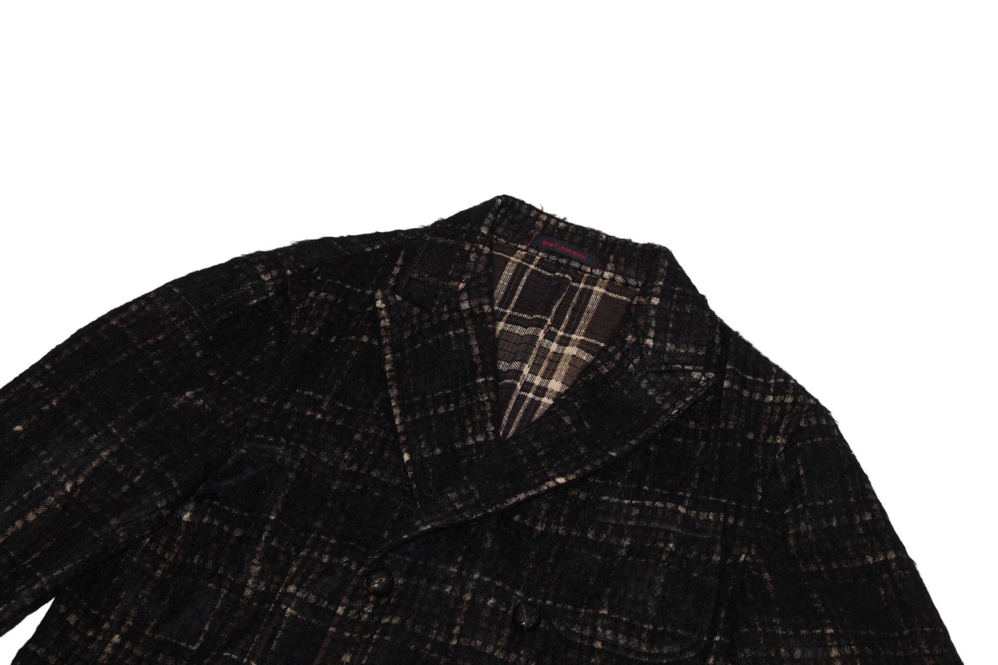 THE GIGI The Gigi Brushed Cotton-Wool Plaid Double Breasted Jacket Size US M / EU 48-50 / 2 - 7 Thumbnail