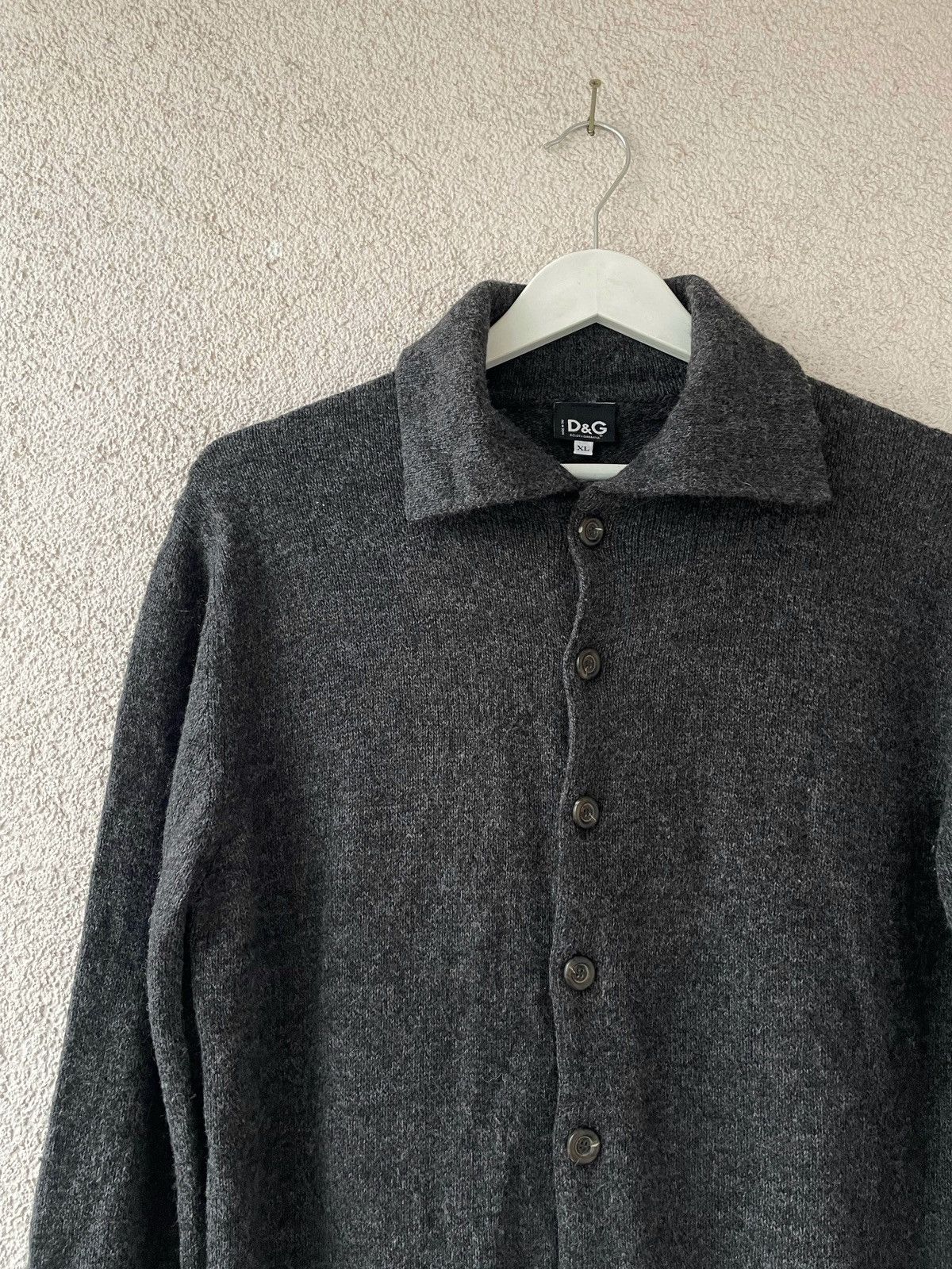 Dolce & Gabbana Dark gray men's woollen cardigan Dolce & Gabbana Size L-XL Size US L / EU 52-54 / 3 - 2 Thumbnail