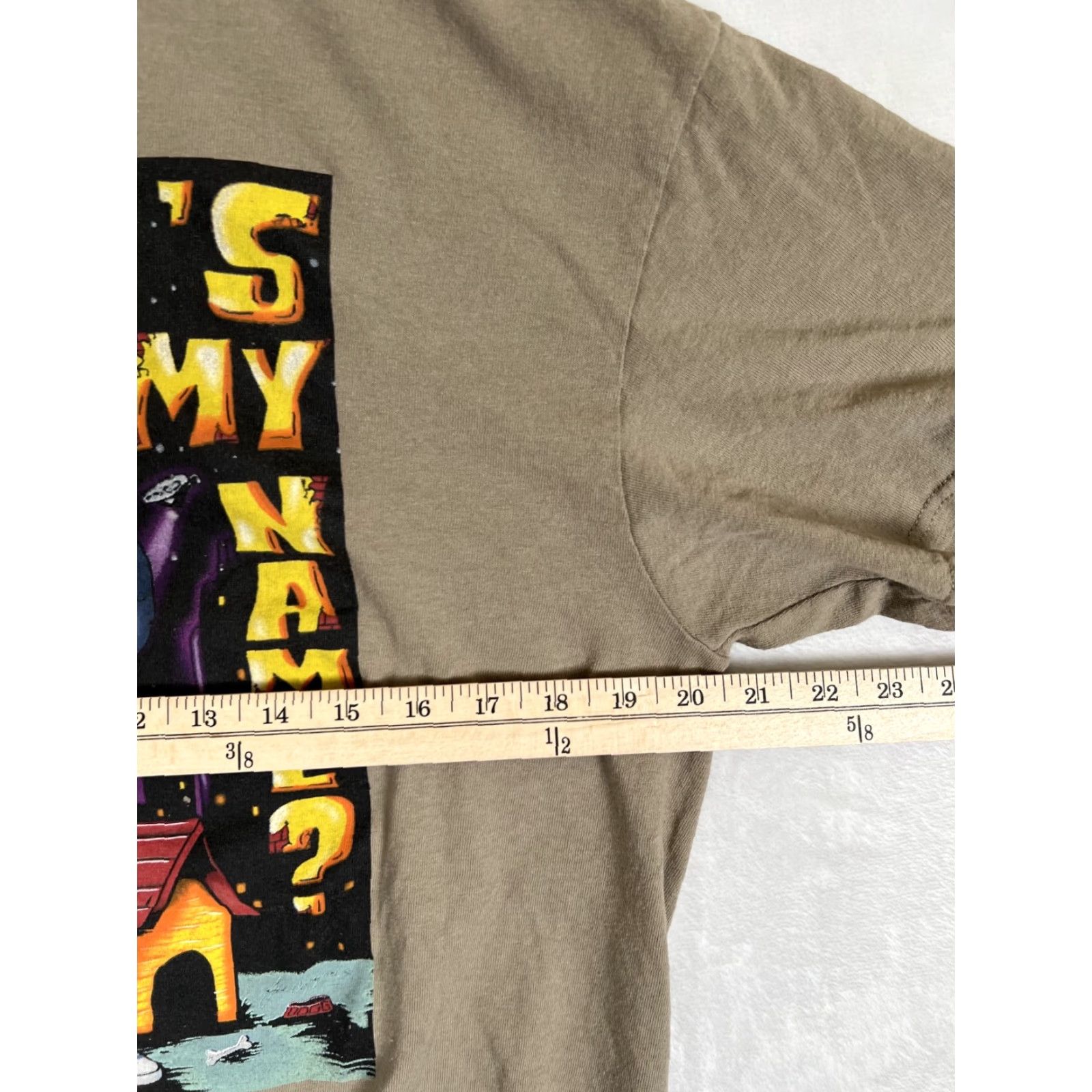 Etro Snoop Dogg T-Shirt L Tan Brown What’s My Name Joe Cool Retro 90s Music Tee Mens Short Sleeve Crew Neck Cotton Shirt Size US L / EU 52-54 / 3 - 4 Thumbnail