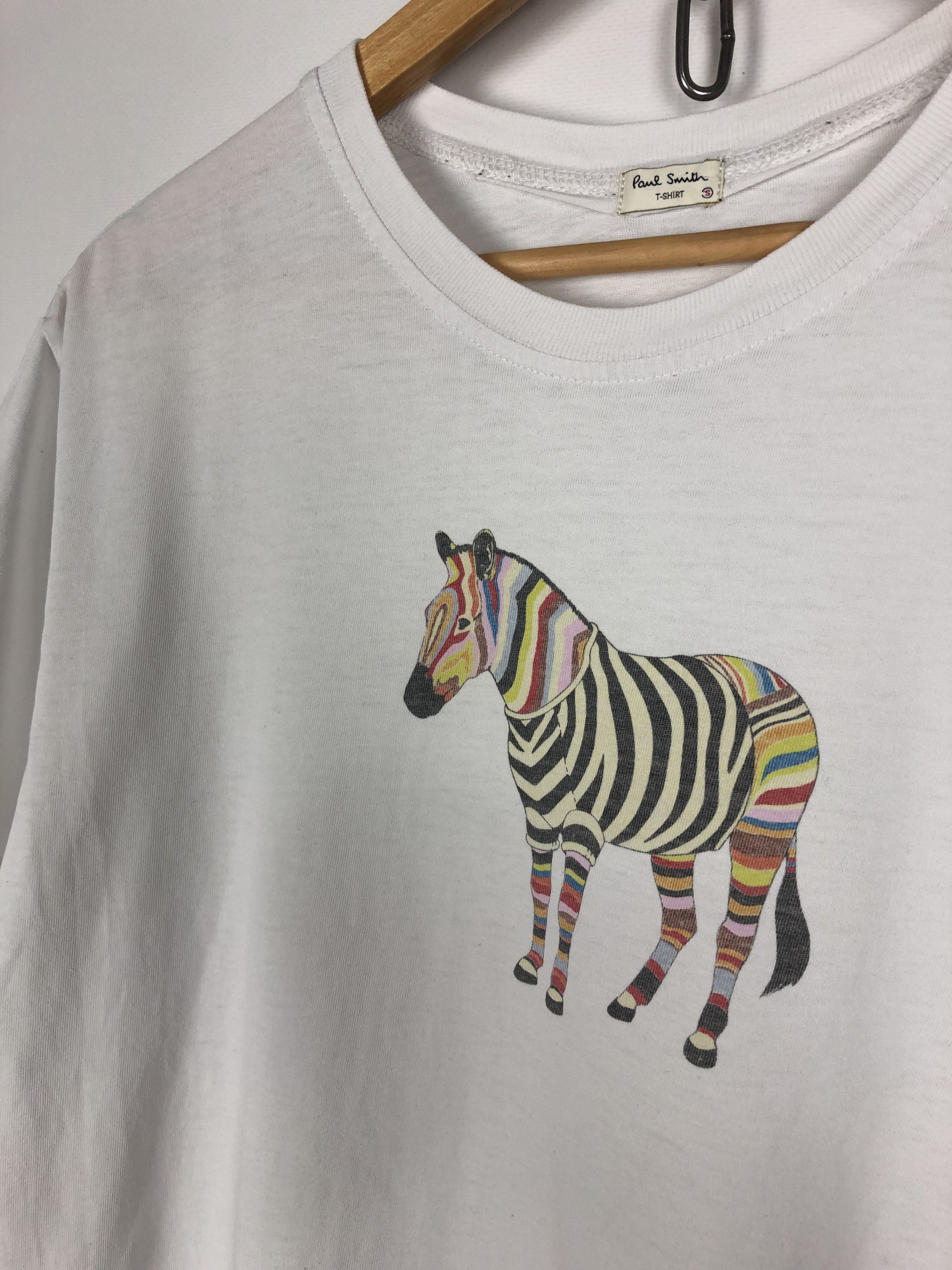 Paul Smith Paul Smith T-Shirt Zebra Logo White Tee size S Size US S / EU 44-46 / 1 - 4 Thumbnail