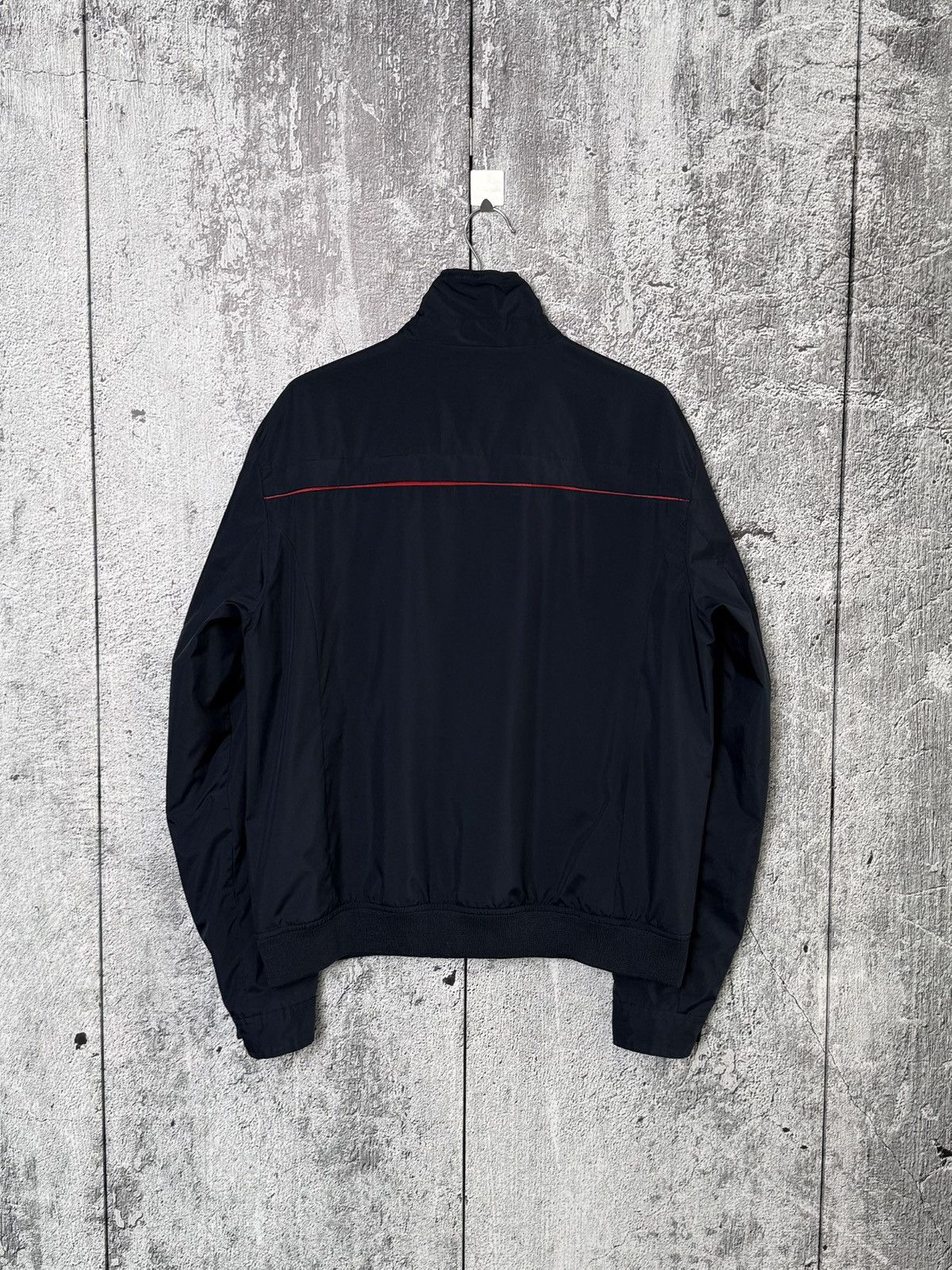 Prada Vintage Prada Sport Red Tab Logo Nylon Windbreaker Jacket Size US L / EU 52-54 / 3 - 16 Thumbnail