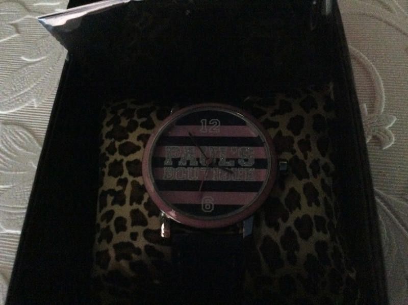 Designer Paul's Boutique Pink blue dial blue leather strap watch Size ONE SIZE - 2 Thumbnail