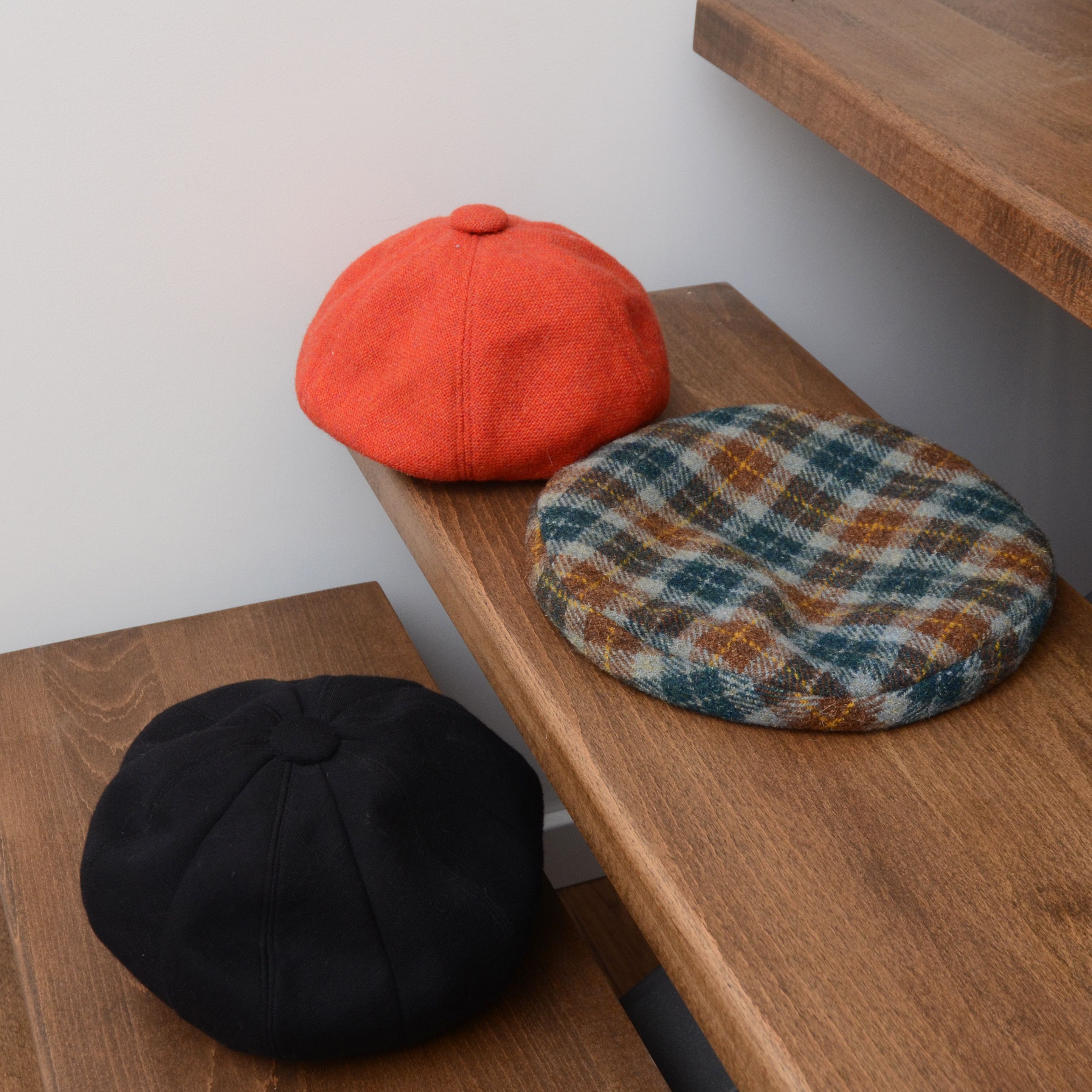 Vintage Jaeger Beret Lot of 3 Hats Tam Slouch Soft Wool