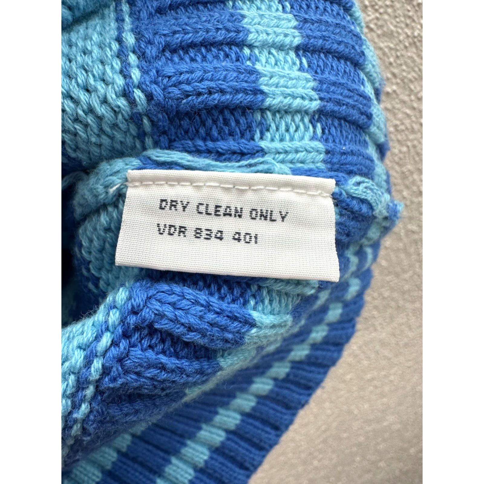 Nautica Nautica Jeans Company Womens Tank Size Large Blue Striped Sleeveless Knit Shirt Size 36" / US 14 / IT 50 - 5 Thumbnail