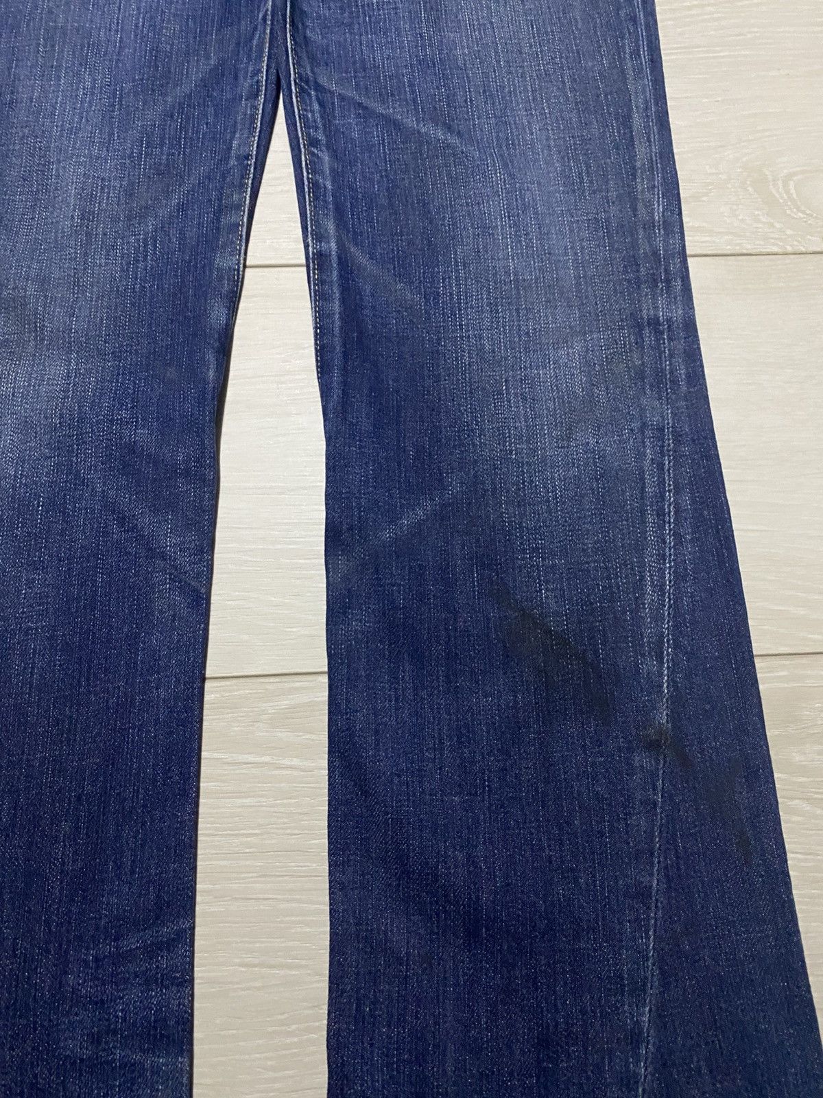 Tornado Mart Vintage Tornado Mart Blue Wash Twist Leg Bootcut Flare Jeans Size US 32 / EU 48 - 8 Thumbnail