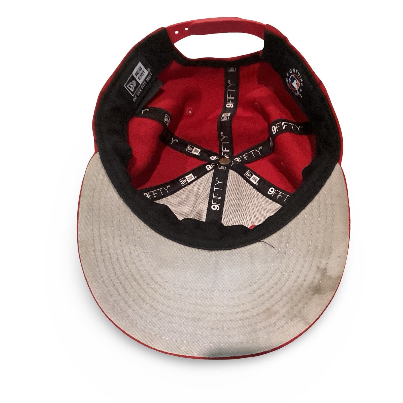 New Era New Era New York Yankees Essential Red 9FIFTY Cap Size ONE SIZE - 5 Thumbnail