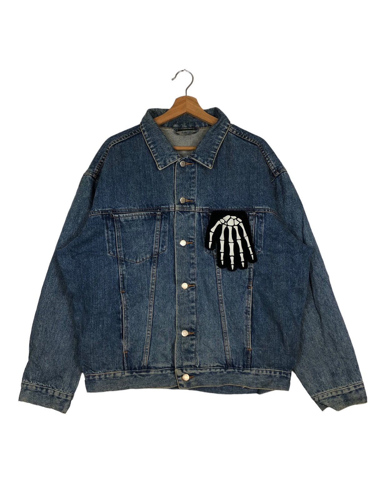 Japanese Brand 🔥Vintage Trucker Denim Jacket J.Crew Japan Issey Miyake Size US L / EU 52-54 / 3 - 1 Thumbnail