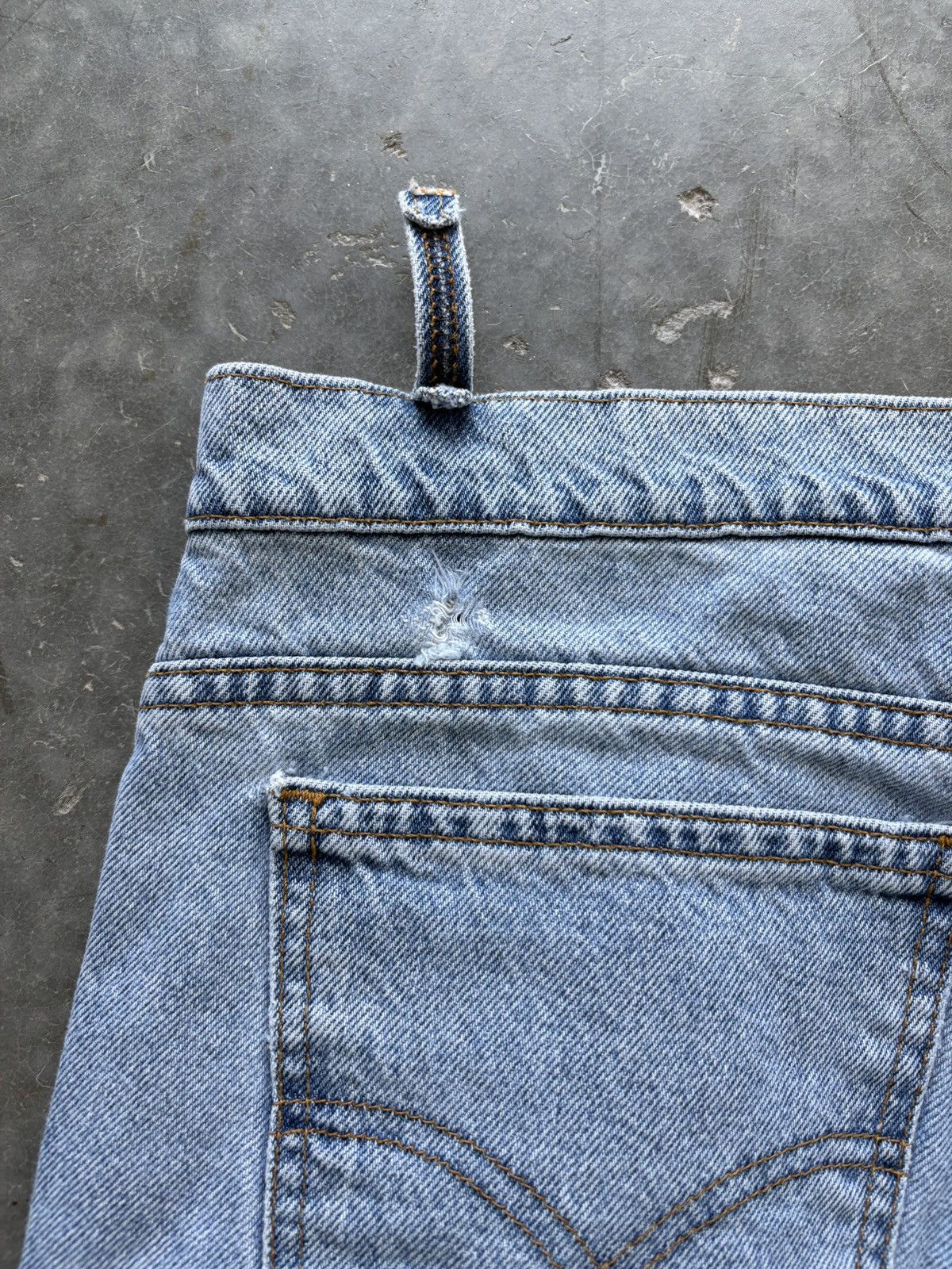 Levi's Vintage 90s Levis 505 Orange Tab Denim Jean Shorts Size US 36 / EU 52 - 7 Thumbnail