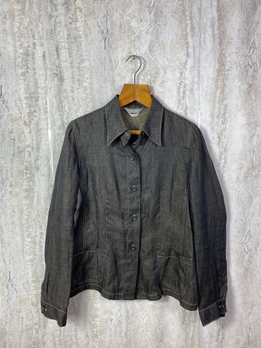 Vintage Vintage Max Mara Highest Line Linen Shirt / Jacket | Grailed