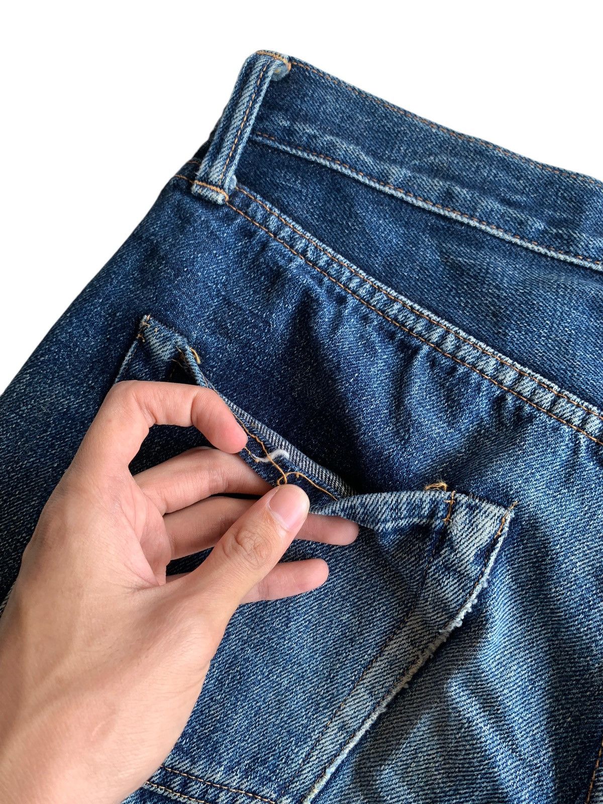 Kapital Denime Japanese Selvedge Distressed denim Size US 29 - 15 Thumbnail