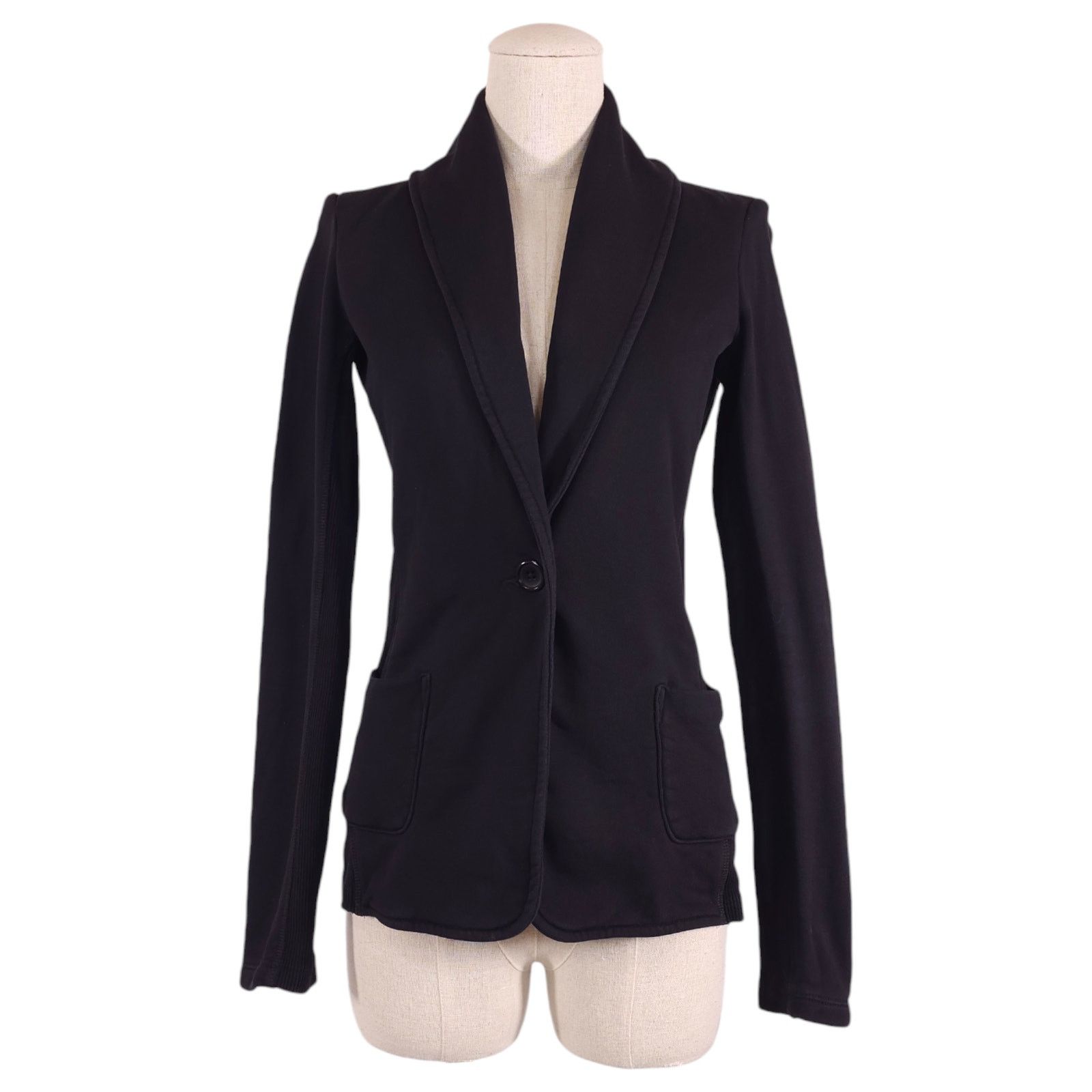 James Perse James Perse Shawl Collar Blazer Black Sz 3 Size M / US 6-8 / IT 42-44 - 1 Thumbnail