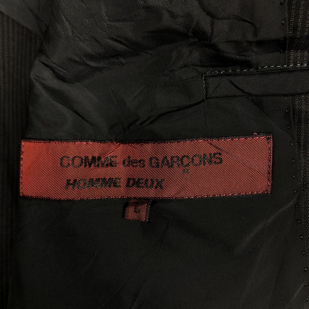 Comme des Garcons 🔥AD1998 Vintage Comme Des Garcons Homme Deux Striped Size US L / EU 52-54 / 3 - 15 Thumbnail