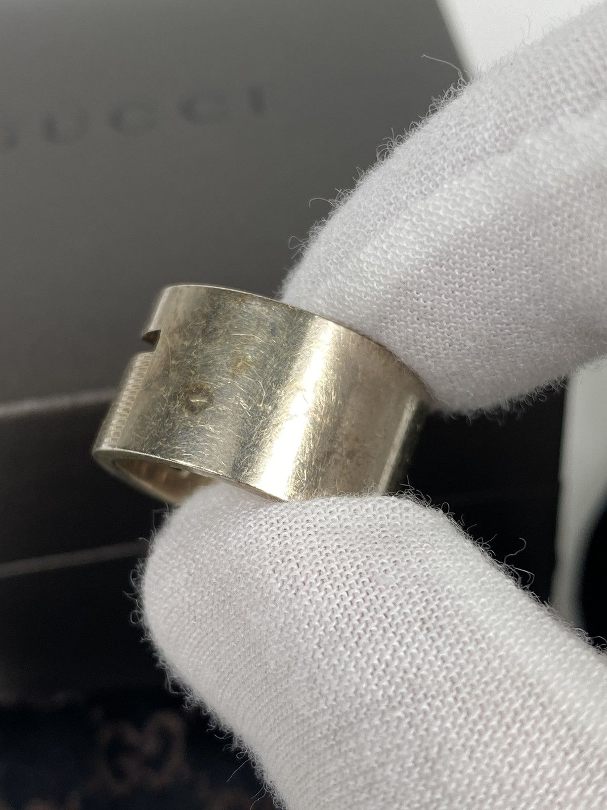 Gucci Gucci .925 Silver G Ring Size IT 8 Size ONE SIZE - 5 Thumbnail