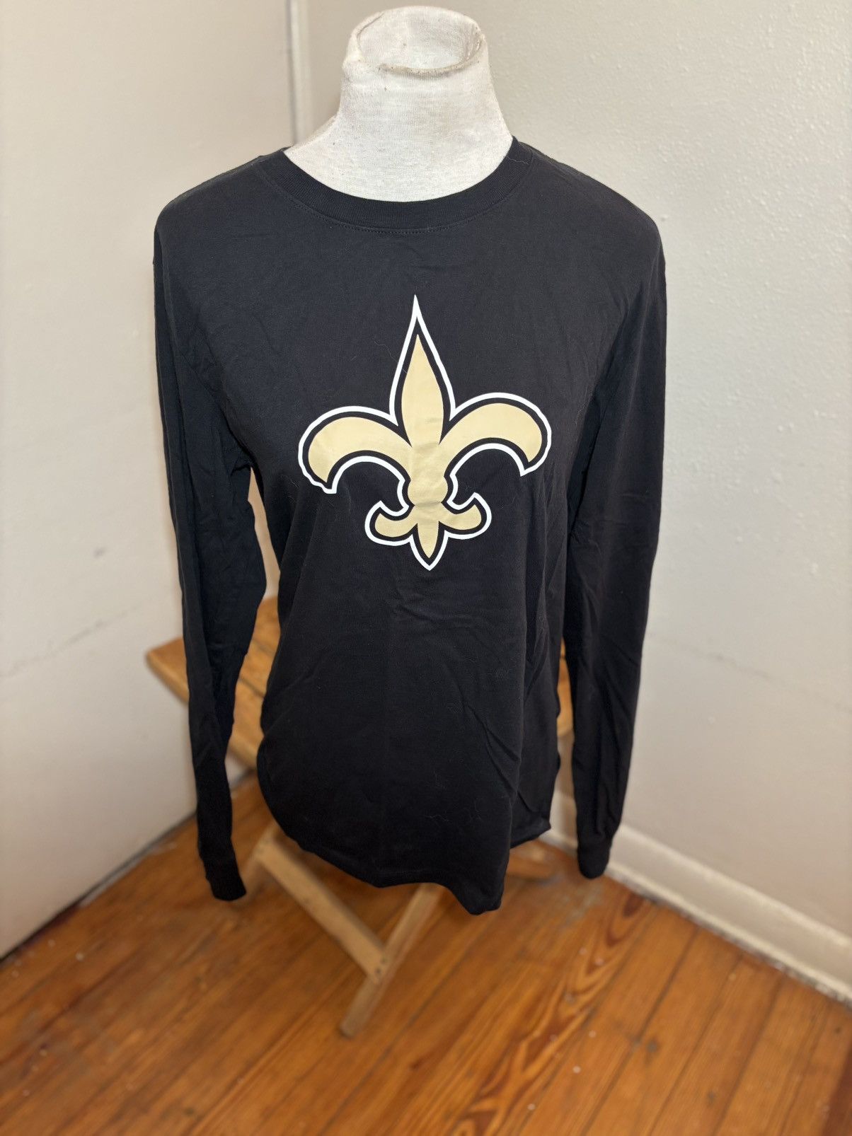 Nike Nike New Orleans Saints Logo Long Sleeve Tee Shirt Size US M / EU 48-50 / 2 - 2 Thumbnail