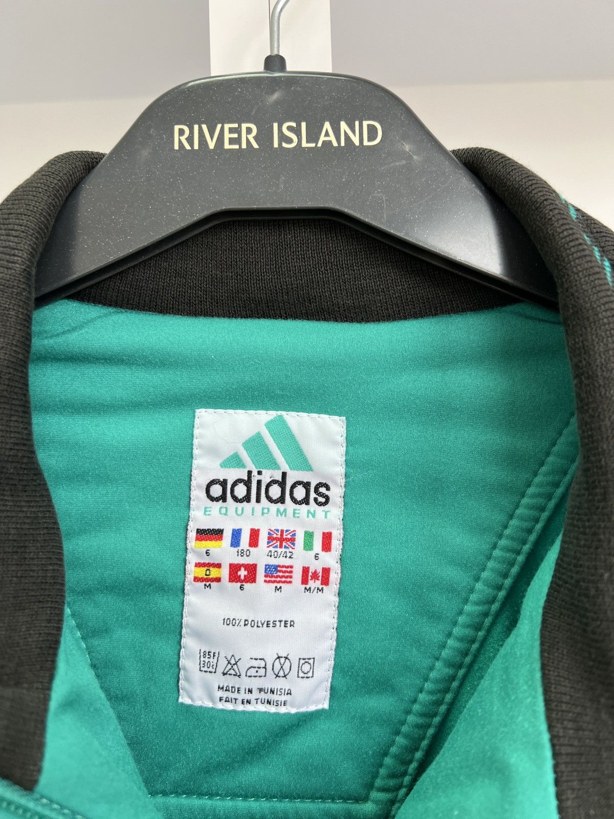 Adidas × Vintage Vintage Adidas Equipment Track Jacket 90s style Size US M / EU 48-50 / 2 - 11 Thumbnail