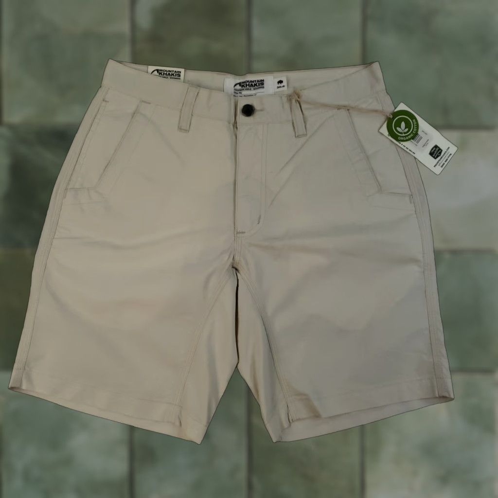 Mountain Khakis VINTAGE Mountain Khakis Shorts Mens Size 30 Beige Stretch Poplin Slim Fit Lightweight Size US 30 / EU 46 - 1 Thumbnail