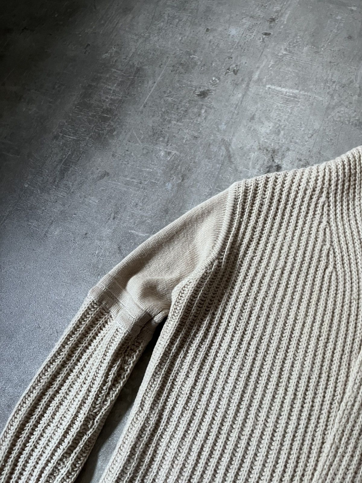 Rick Owens Rick Owens Queen F/W 04 wool beige sweater Size L / US 10 / IT 46 - 6 Thumbnail