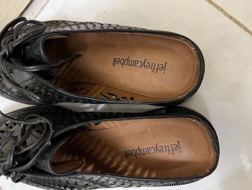 Jeffrey Campbell Jeffrey Campbell black leather shoes (size 38) slip on Size US 8 / IT 38 - 3 Thumbnail