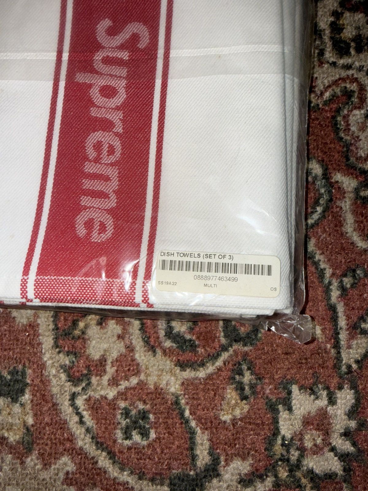 Supreme Supreme Dish Towel Set Of 3 SS 2019 Size ONE SIZE - 4 Thumbnail