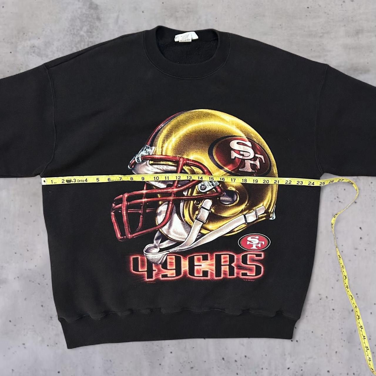 Lee RARE Vintage 90s Lee San Francisco 49ers Helmet Crewneck Size US XL / EU 56 / 4 - 4 Thumbnail
