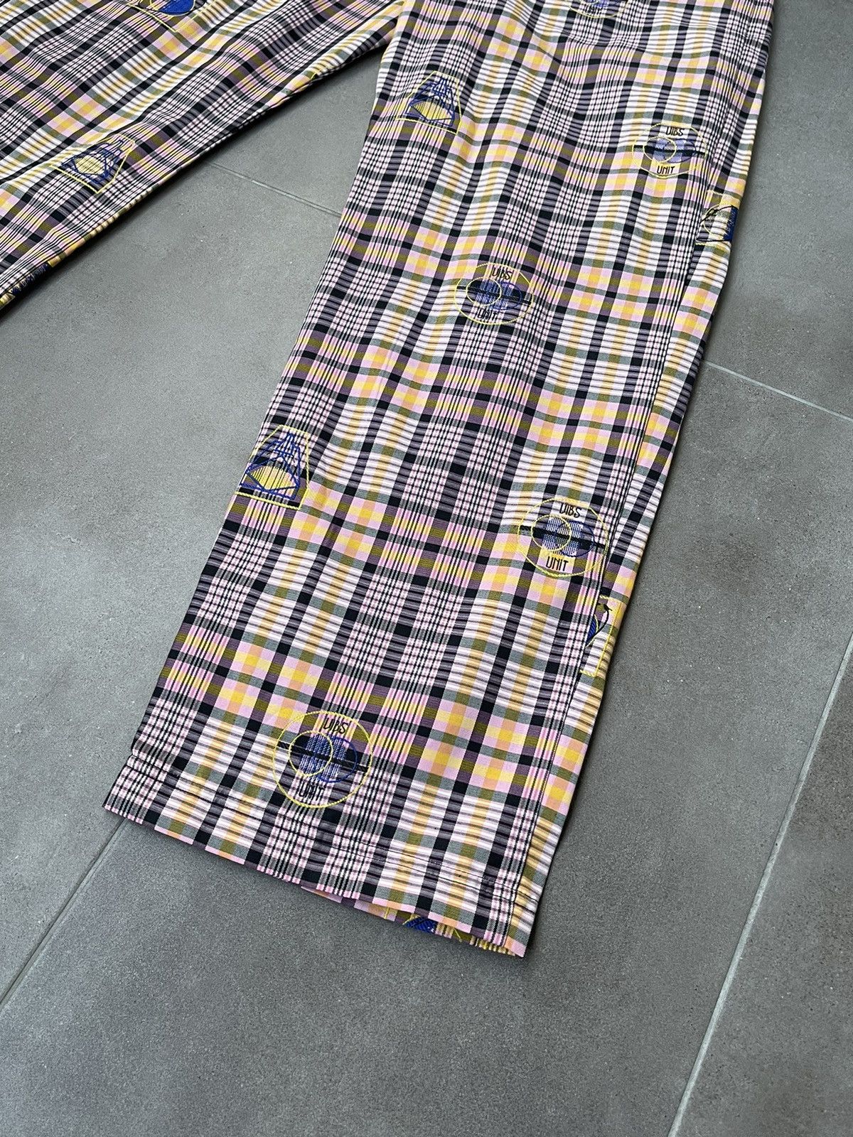 Henrik Vibskov !DS! AW22 Henrik Vibskov Orion Space Checks Casual Pants Size US 32 / EU 48 - 16 Thumbnail