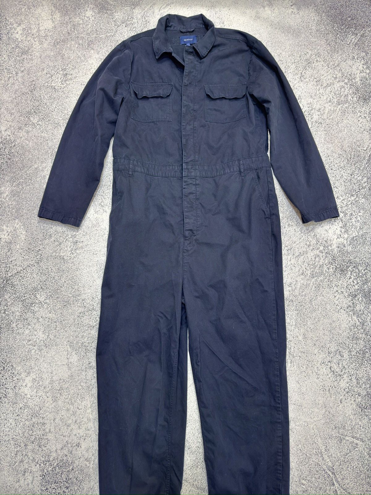 Gant Gant Cotton Jumpsuit Navy L size Size US 34 / EU 50 - 3 Thumbnail