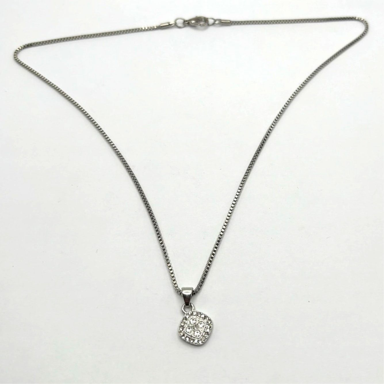 Other Silver Crystal Necklace Size ONE SIZE - 3 Thumbnail