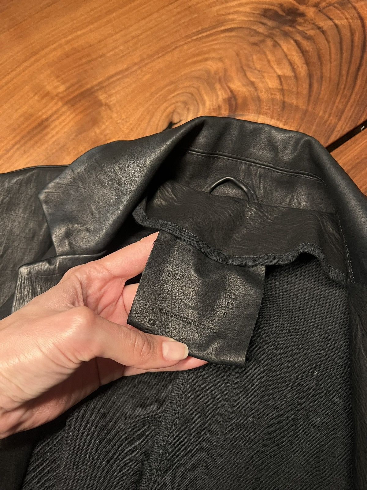 10sei0otto Black leather jacket from 10sei0otto Size US XXL / EU 58 / 5 - 7 Thumbnail