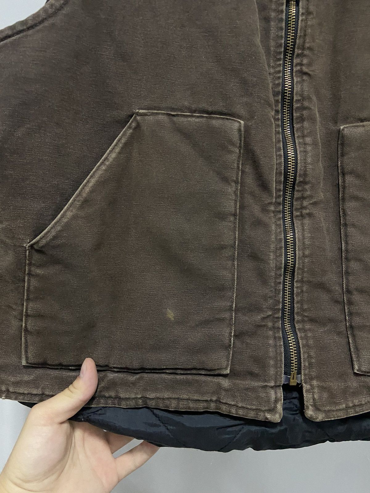 Carhartt × Vintage Carhartt work vest logo zip vintage Size US XL / EU 56 / 4 - 9 Thumbnail