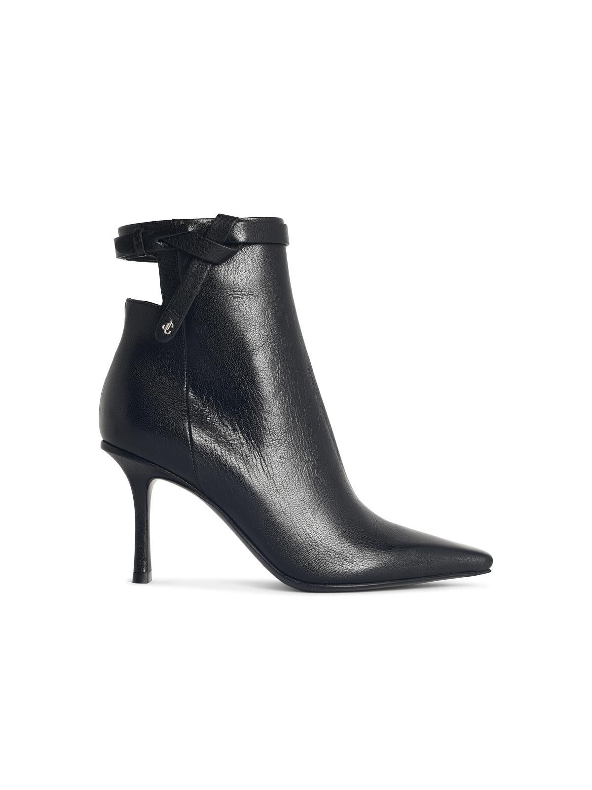Jimmy Choo JIMMY CHOO 'Camie' Black Leather Ankle Boots Size US 11 / IT 41 - 1 Thumbnail