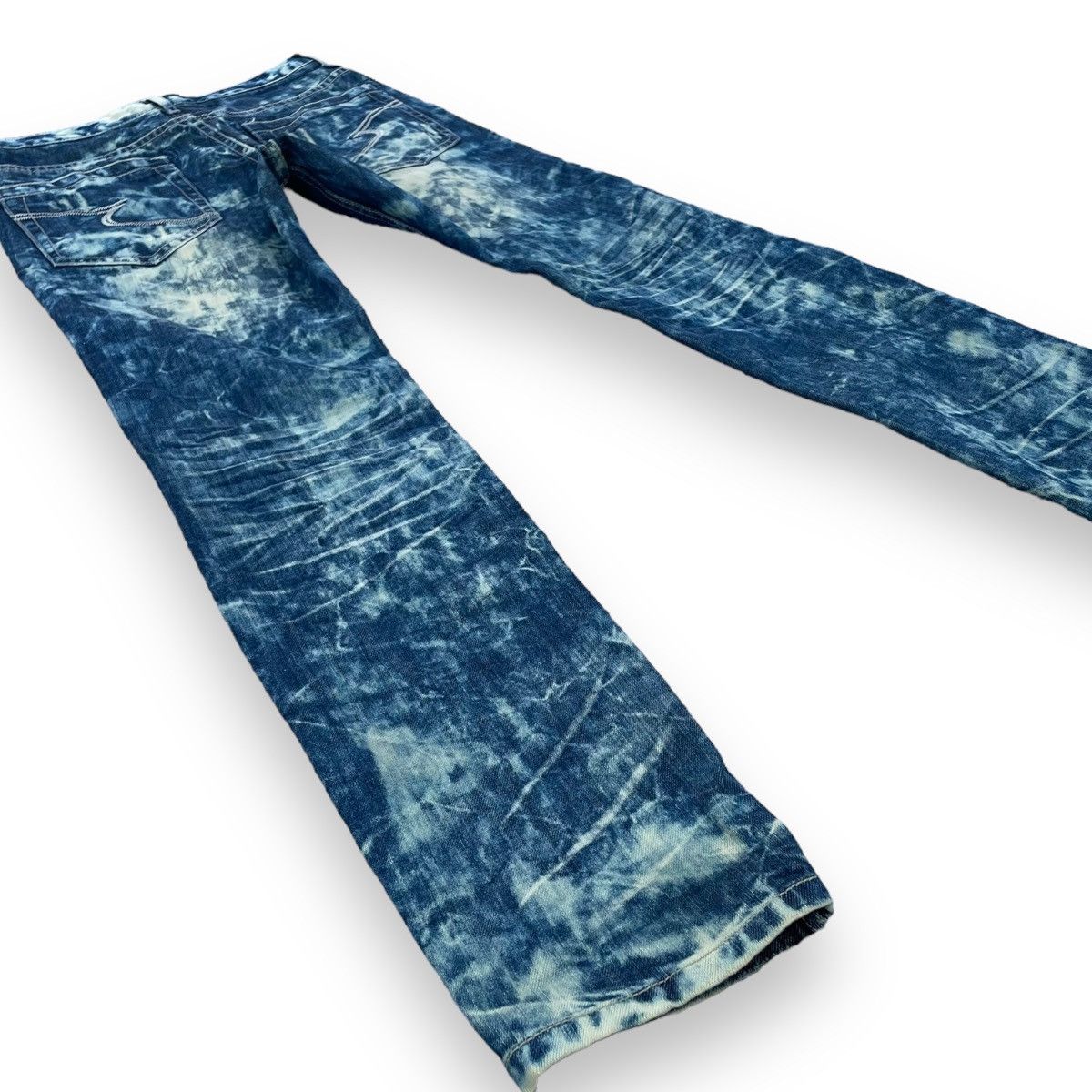 If Six Was Nine × Le Grande Bleu (L.G.B.) × semanticdesign 🇯🇵 SEMANTIC DESIGN ACID WASH JEANS Size US 28 / EU 44 - 10 Thumbnail