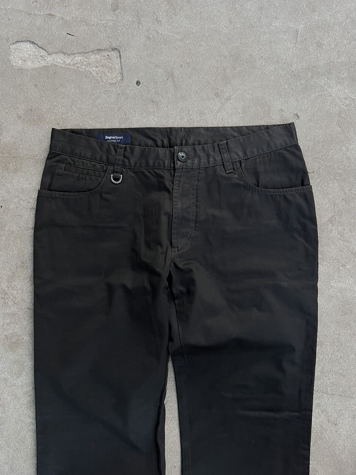 Ermenegildo Zegna × Vintage Vintage Zegna Sport Waxed Jeans Size US 31 - 7 Thumbnail
