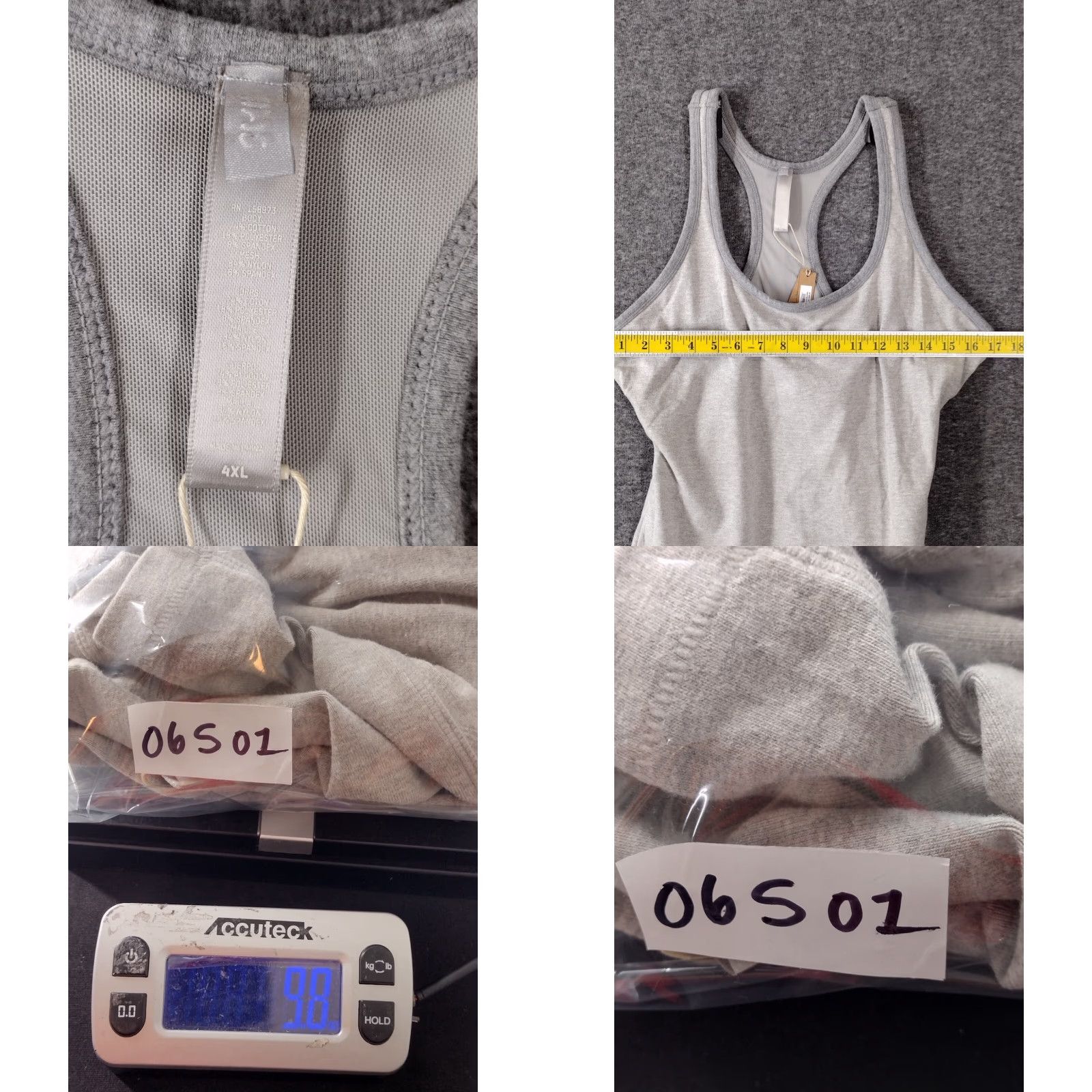 SKIMS SKIMS Women's Bodysuit Outdoor Mid Thigh Heather Grey 4XL AP-BSS-0844 Size XXL / US 16-18 / IT 52-54 - 8 Thumbnail