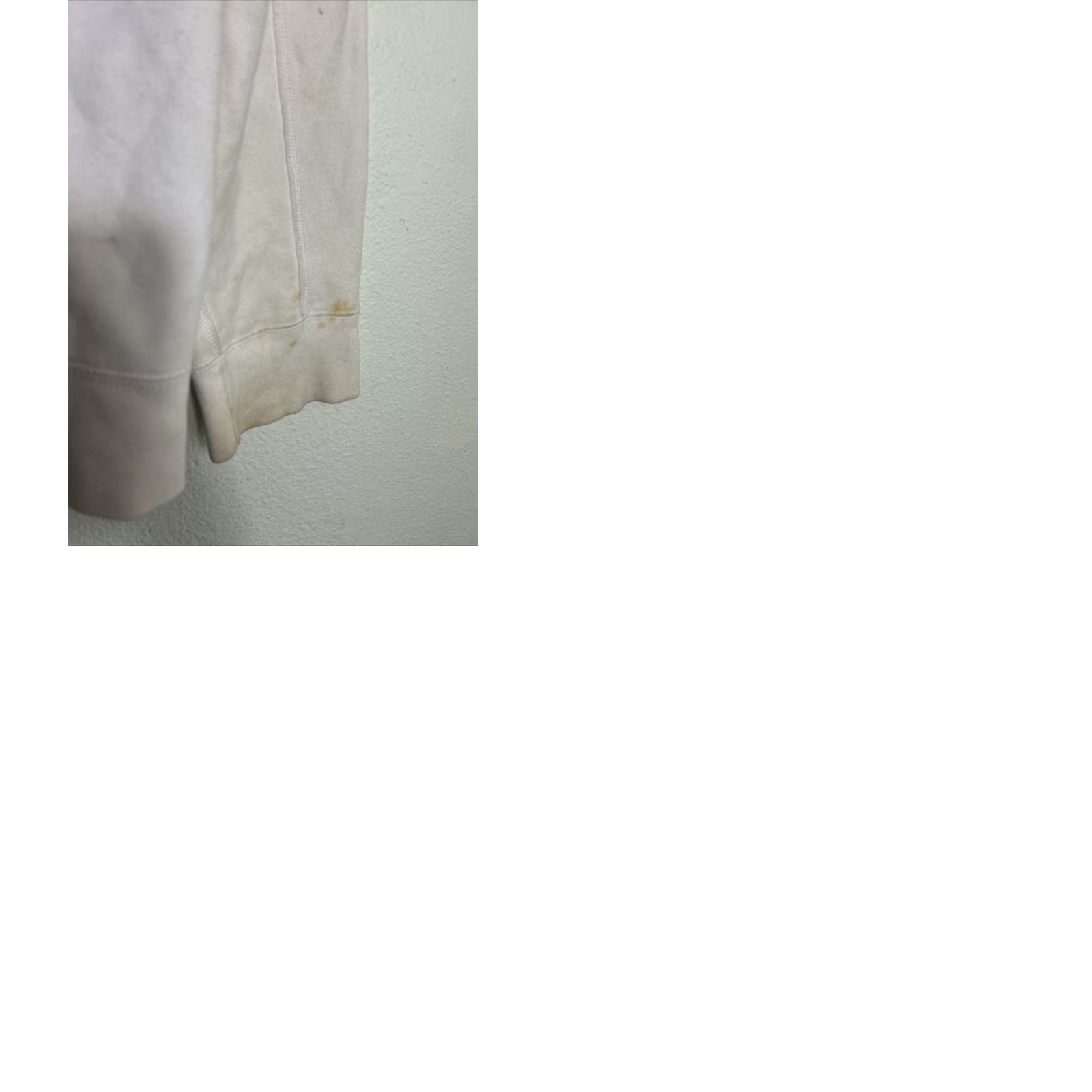 Polo Ralph Lauren VINTAGE Polo Ralph Lauren Hoodie Sweatshirt 2XL White Mens Full Zip Hooded Stains Size US XXL / EU 58 / 5 - 12 Thumbnail