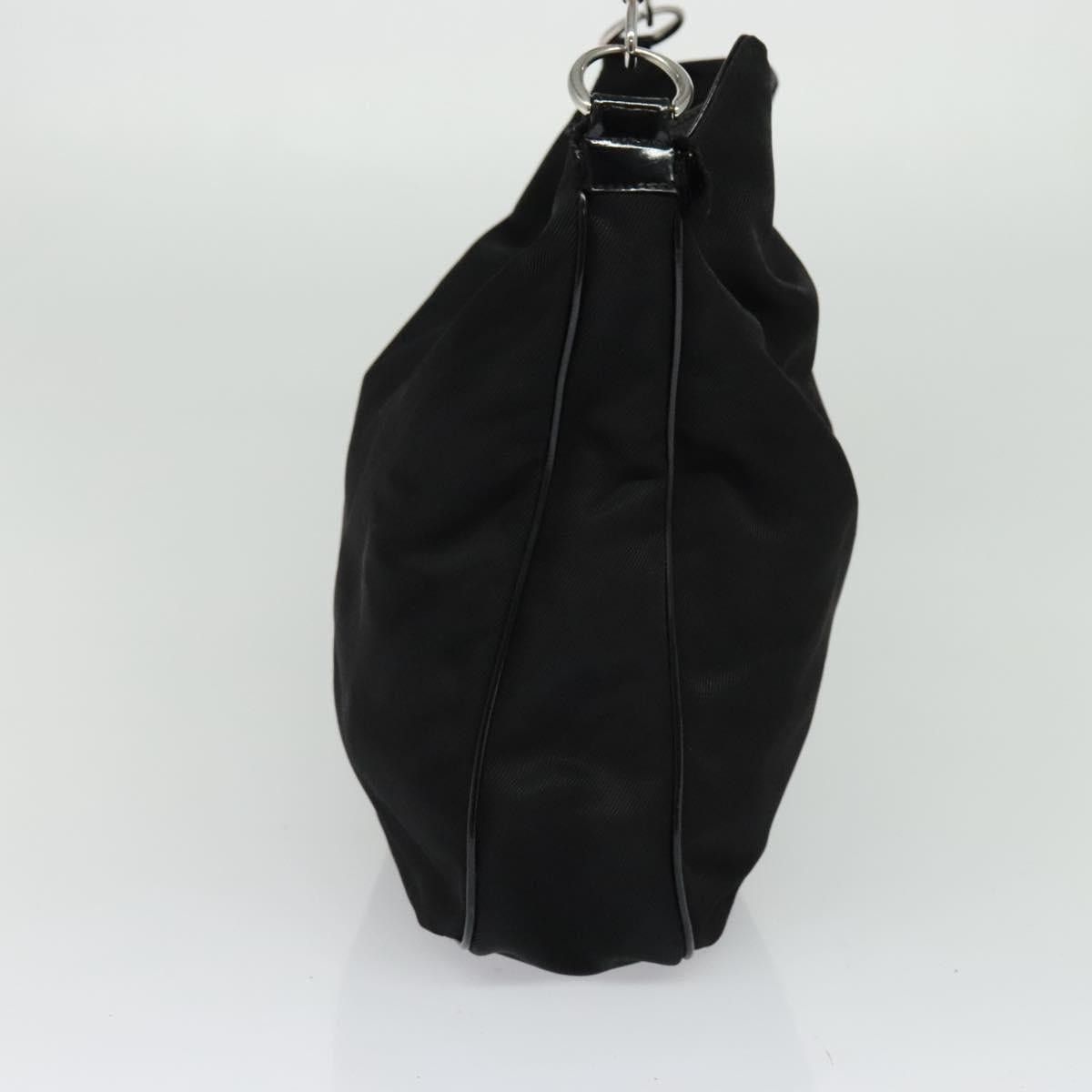 Gucci GUCCI Bamboo Hand Bag Nylon Black Silver 001 2404 001 2404 Size ONE SIZE - 5 Thumbnail