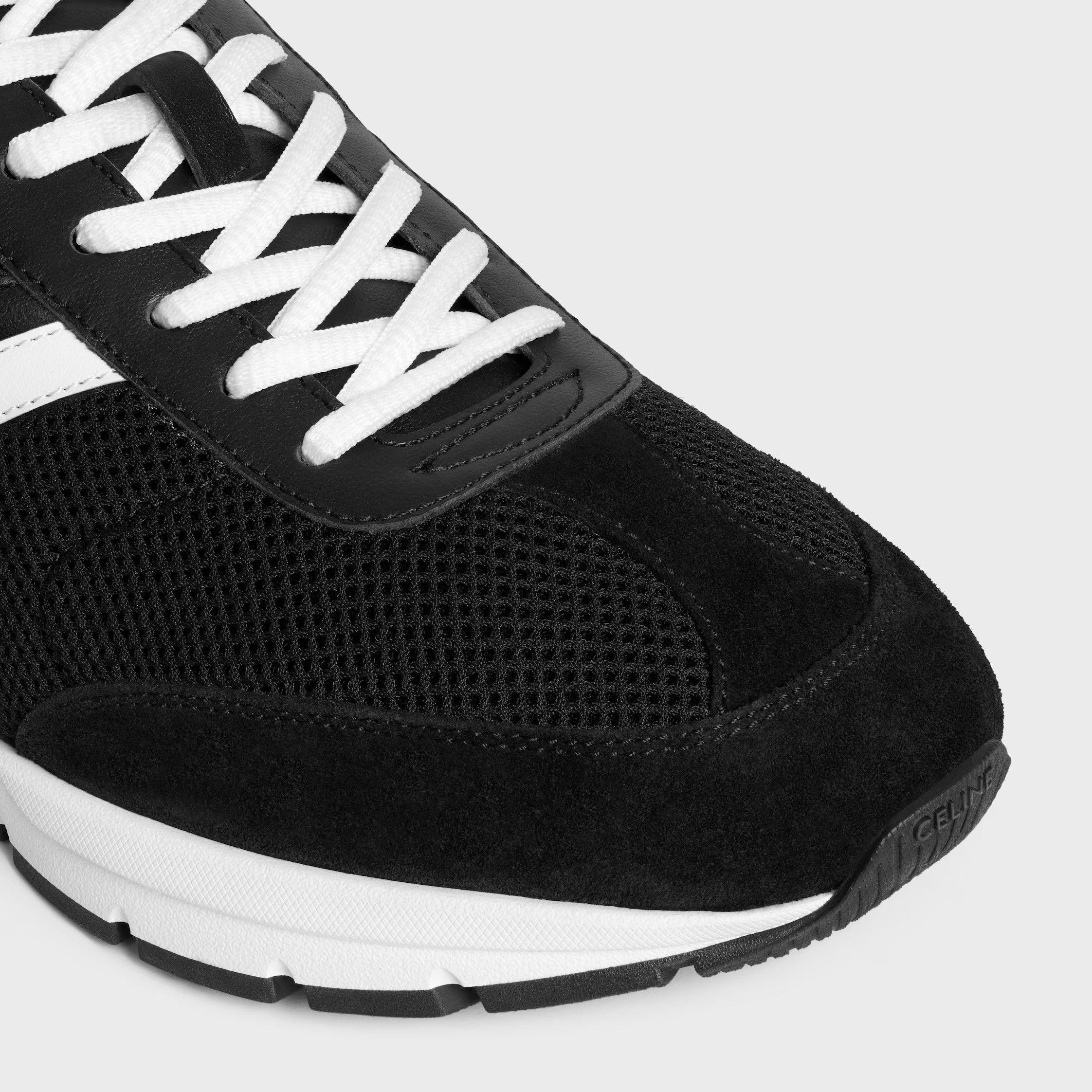 Celine o1loc1c0525 Runner Cr 01 Low Top Sneakers in Black Size US 11 / EU 44 - 4 Thumbnail
