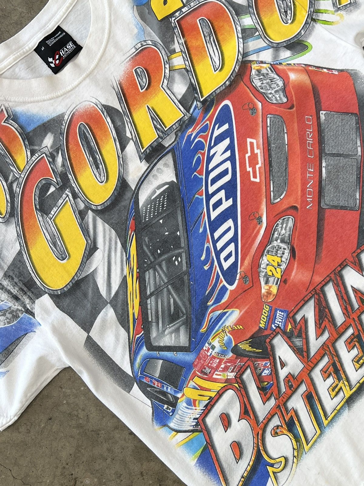 NASCAR Vintage AOP 2000s NASCAR Jeff Gordon Racing Tee Medium Size US M / EU 48-50 / 2 - 4 Thumbnail