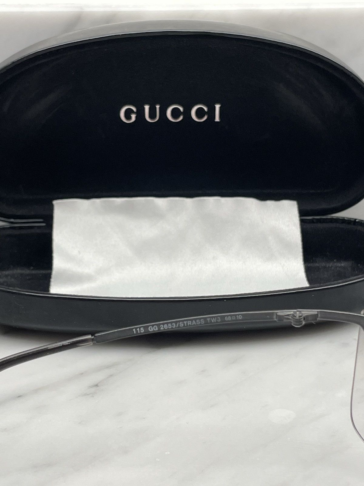 Gucci Gucci gg2653 strass 🔥 sunglasses with crystal logo rhineston Size ONE SIZE - 6 Thumbnail
