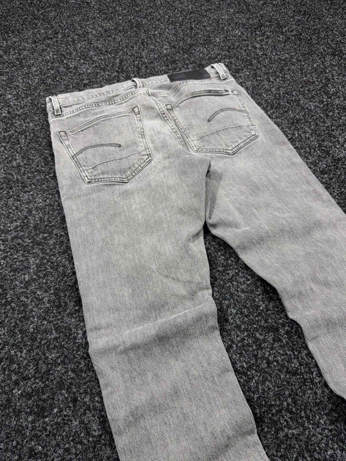 G-Star Y2K G-Star RAW 3301 Slim Faded Grey Denim Jeans W32 L32 Size US 32 / EU 48 - 14 Thumbnail