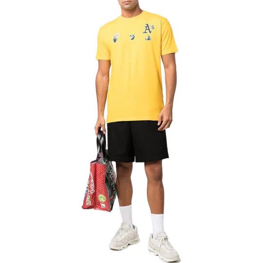 NFL × Off-White o1in1s1024 Q:1 / Oakland Athletics T-Shirt in Yellow Size US XL / EU 56 / 4 - 2 Thumbnail