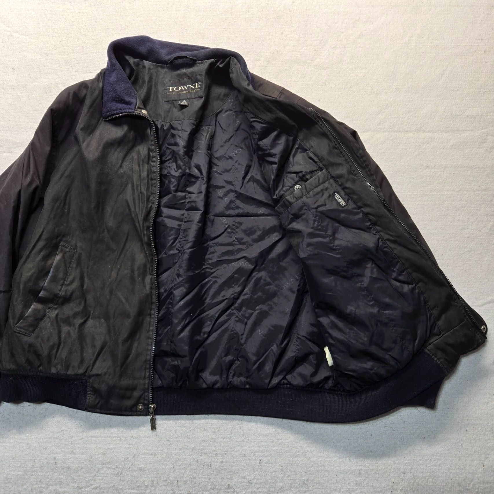 London Fog London Fog Coat Jacket Towne Dark Gray Long Sleeve Snap Zip Up Adult Men's XL Size US XL / EU 56 / 4 - 2 Thumbnail