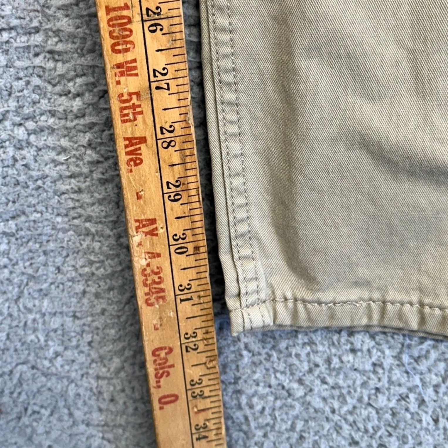 Levi's Levis 514 Pants Mens 36X32 Khaki Tan Straight Fit 5-Pocket Chinos Khakis Stretch Size US 36 / EU 52 - 6 Thumbnail