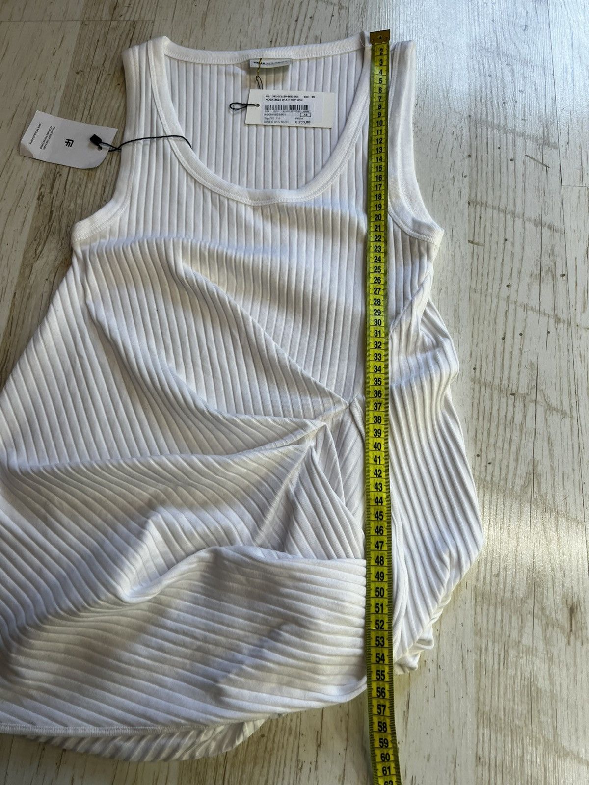 Dries Van Noten Dries Van Noten Hoga Asymmetric Ribbed Tank Top Size XS / US 0-2 / IT 36-38 - 13 Thumbnail