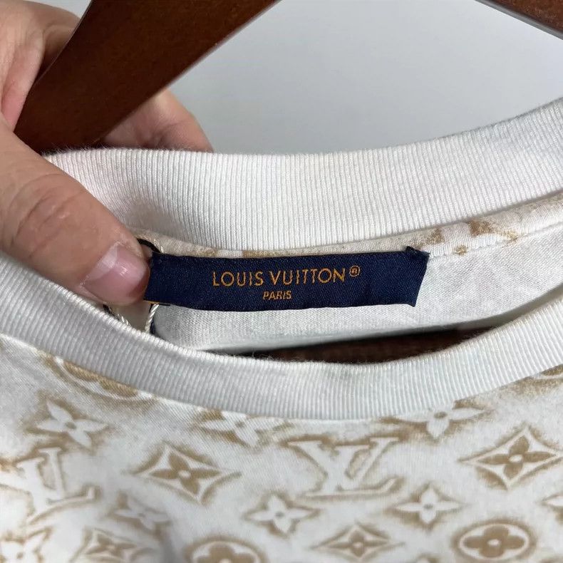 Louis Vuitton Louis Vuitton Milk Tea Full Print Short Sleeve 2504-Nextarr Size US XL / EU 56 / 4 - 3 Thumbnail