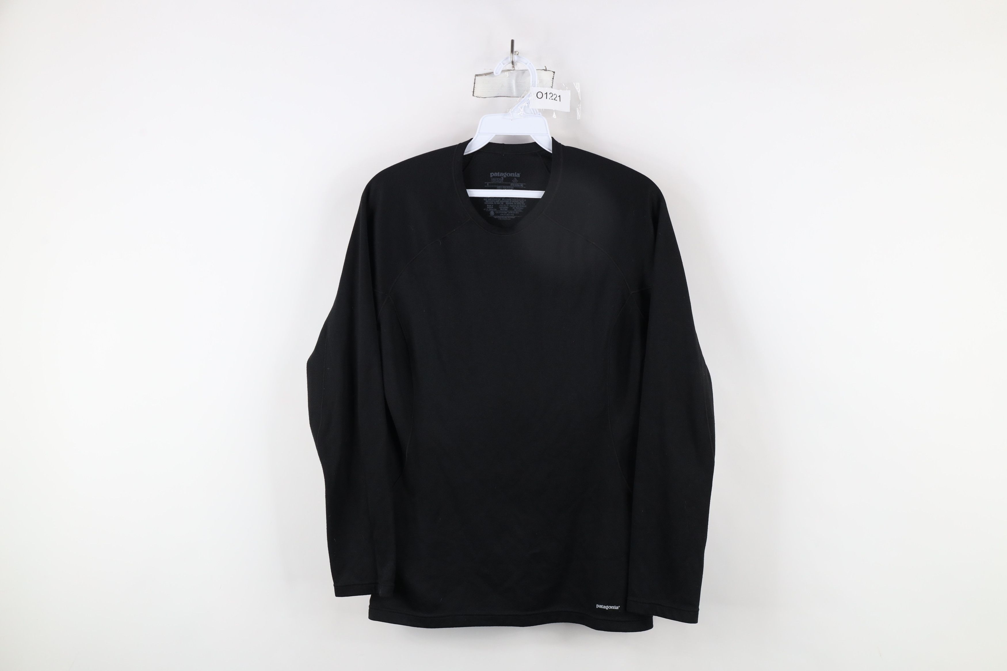 Patagonia × Vintage Patagonia 3 Midweight Thermal Knit Long Sleeve T-Shirt Black Size US S / EU 44-46 / 1 - 1 Thumbnail