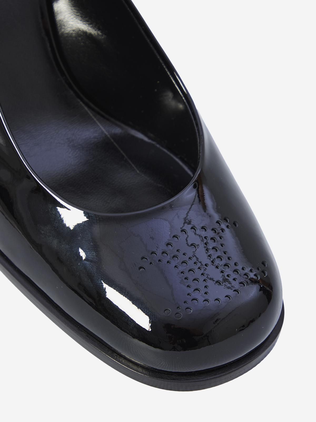Celine CELINE LILY PERFORATED TRIOMPHE SLINGBACK SIZE 37 Size ONE SIZE - 4 Thumbnail