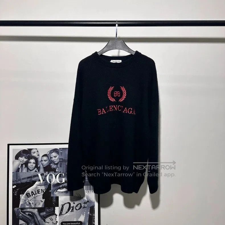 Balenciaga Balenciaga Pink Wheat Ear Sweatshirt. Size US S / EU 44-46 / 1 - 1 Thumbnail