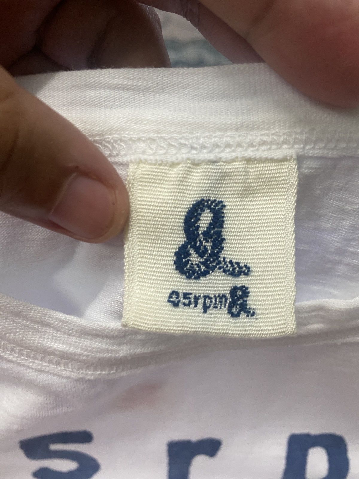 45rpm × Japanese Brand × Vintage 💥RARE💥VINTAGE 45RPM SPELLOUT SINGLE STITCH SHIRT TEE🔥 Size US S / EU 44-46 / 1 - 13 Thumbnail